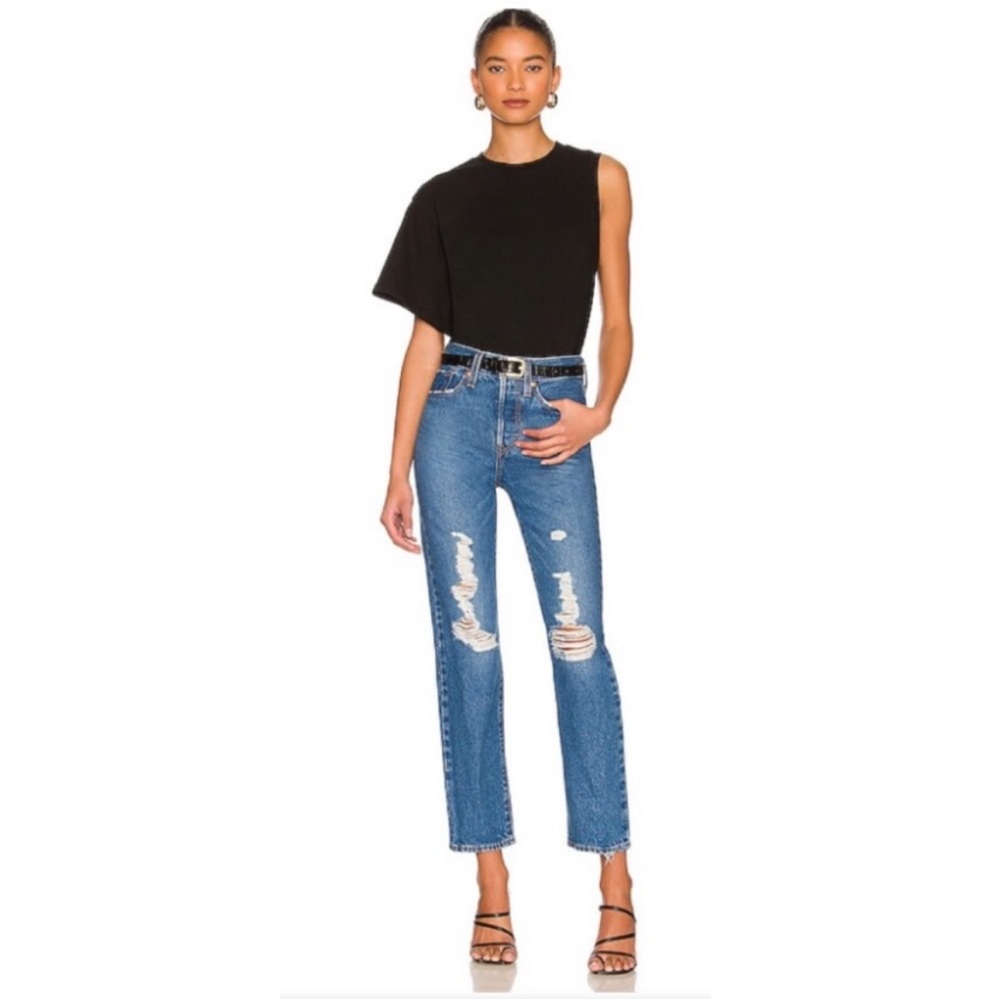 Levi’s Wedgie Straight Leg Jeans in Oxnard Drive Size 25